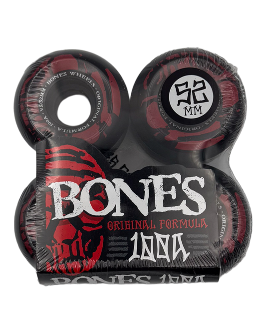 BONES | OG Formula Mummy Skulls | Black/Red | 52mm / 100a
