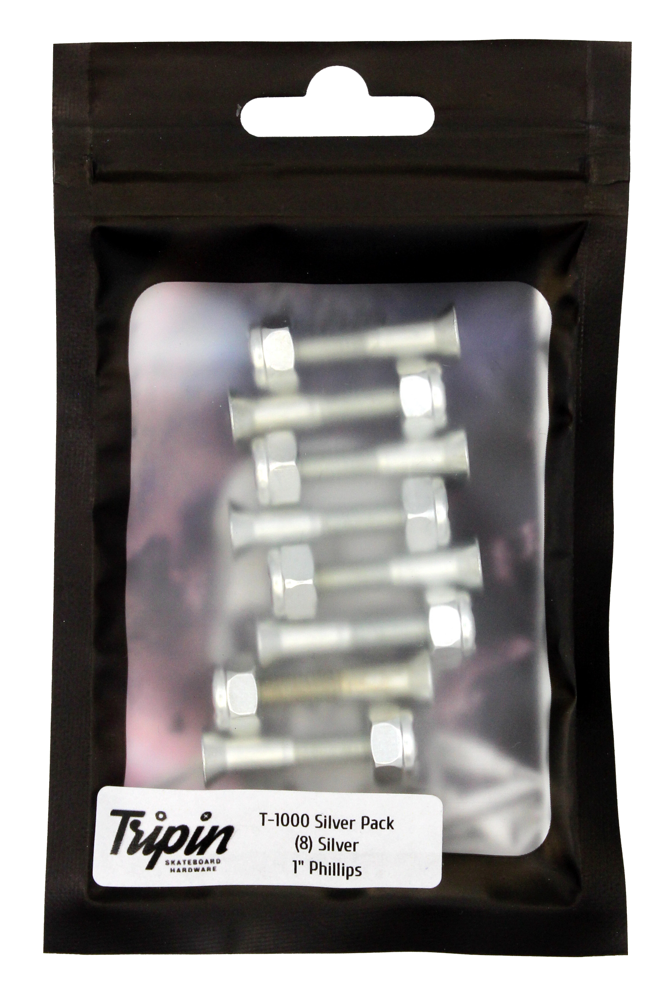 TRIPIN | T-1000 Silver | Phillips Colored Hardware Set