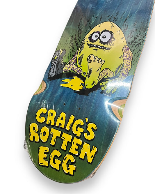 HEROIN | Rotten-Egg | Craig Questions Pro Skateboard Deck | 10"