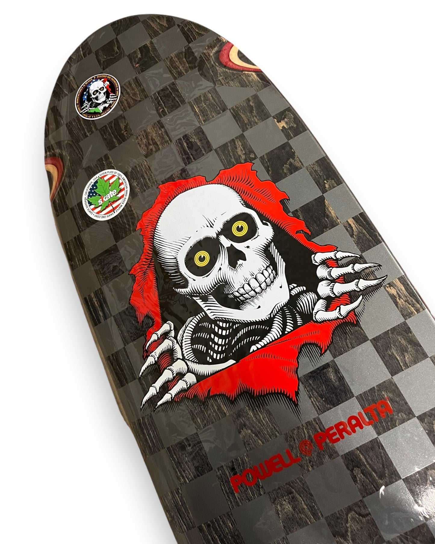 POWELL PERALTA | OG Ripper Checkered Skateboard Deck | 10"