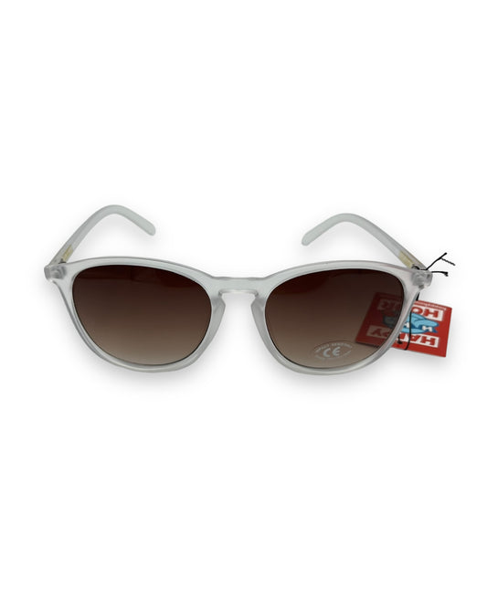 HAPPY HOUR | Flap Jacks | Frosted Clear Sunglasses