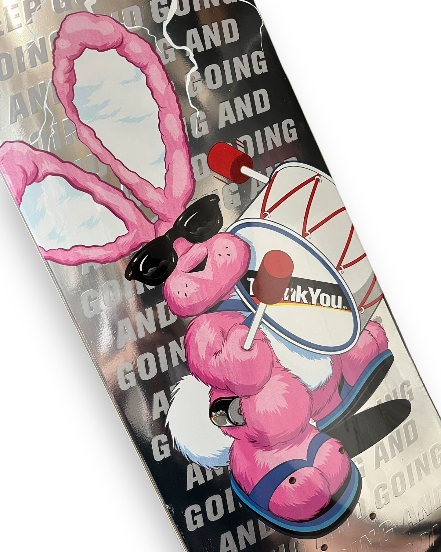 THANK YOU | Keep Going | Torey Pudwill Pro Skateboard Deck | 8.38"