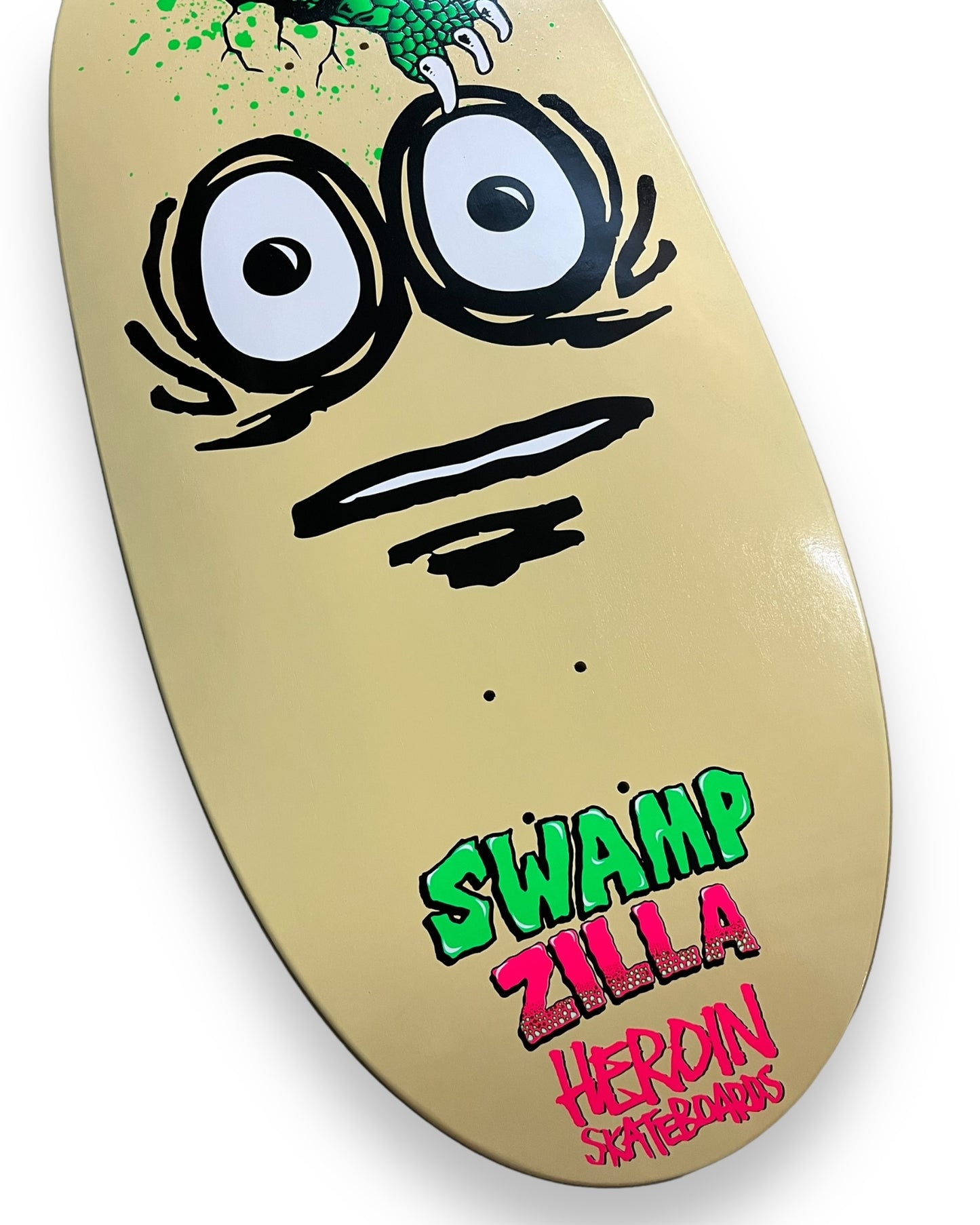 HEROIN | Swampzilla 13" | Limited Edition Swampy Pro Deck | *SIGNED*