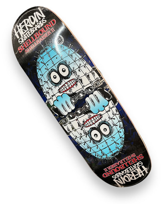 HEROIN | Shellbound | Egg Shaped Skateboard Deck | 9.5"