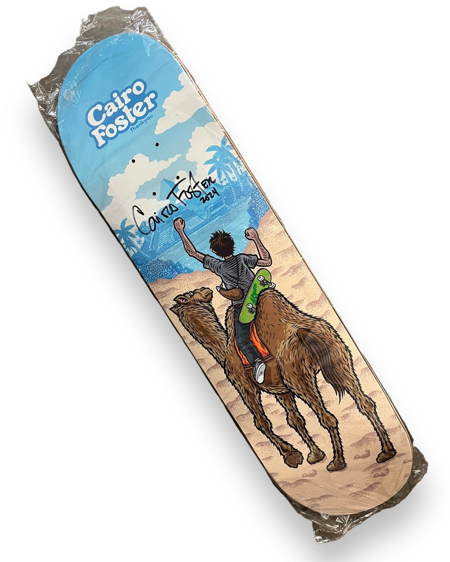 THANK YOU | Mirage| Cairo Foster Guest Model Skateboard Deck | 8.5"