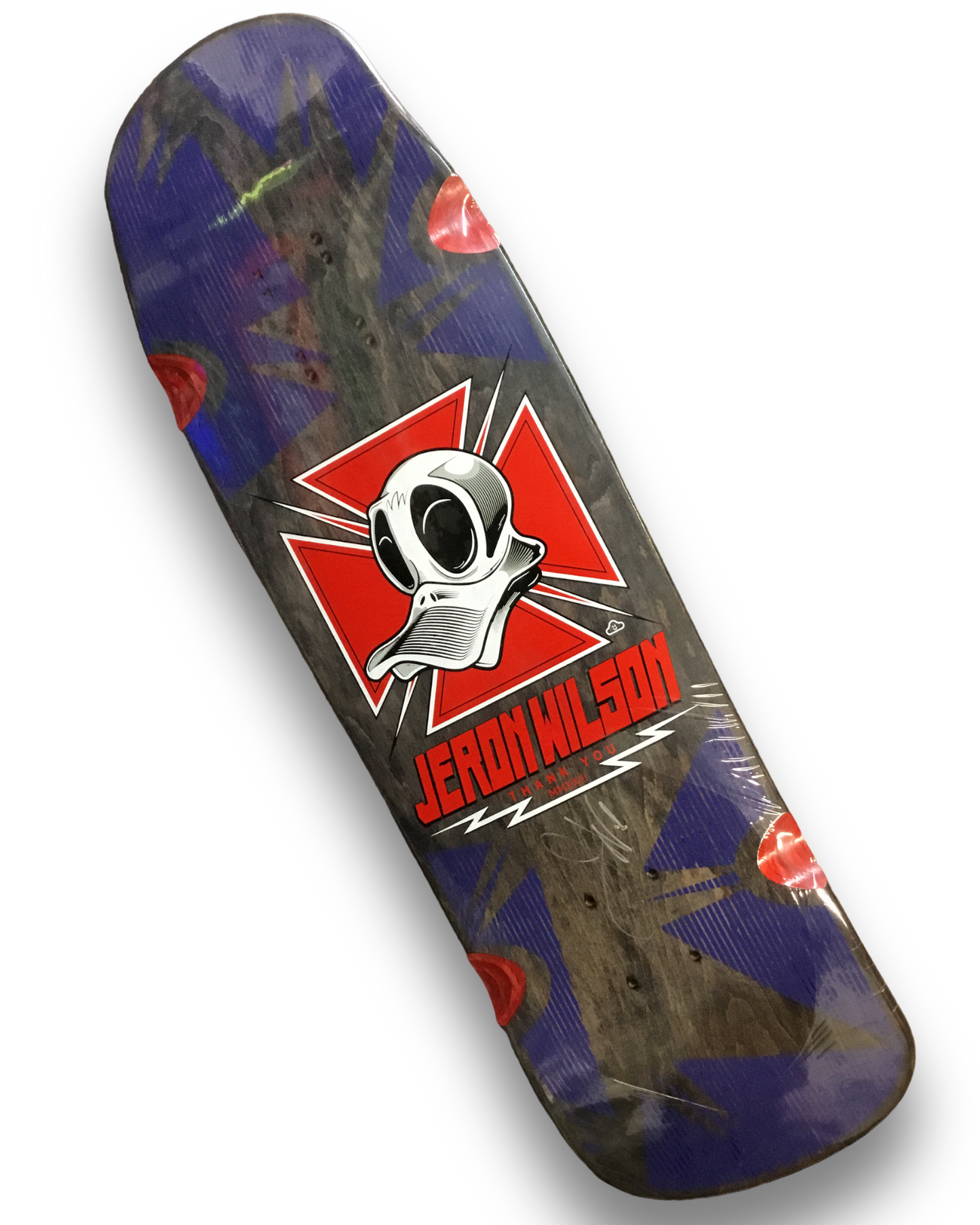 THANK YOU | Jeron Wilson Autographed Duck Deck | 9.0"