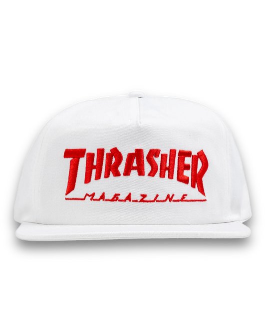 THRASHER | Mag Logo White / Red Hat - Adjustable