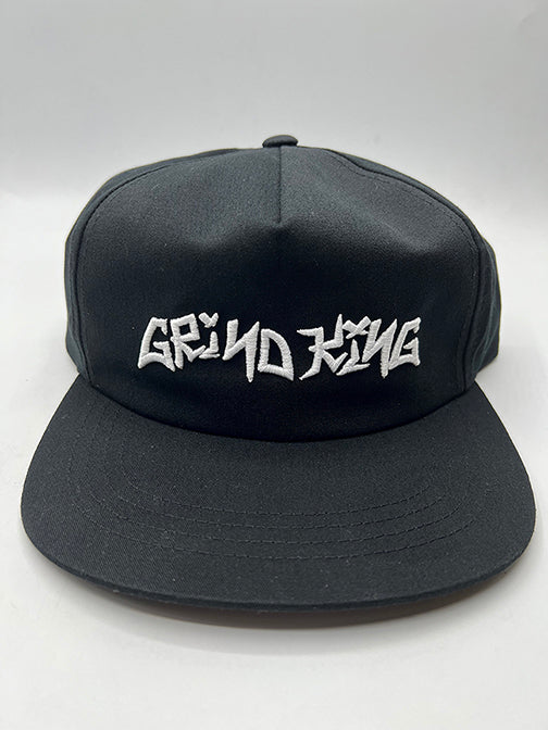GRIND KING | Graffiti Script | Snapback Black Hat
