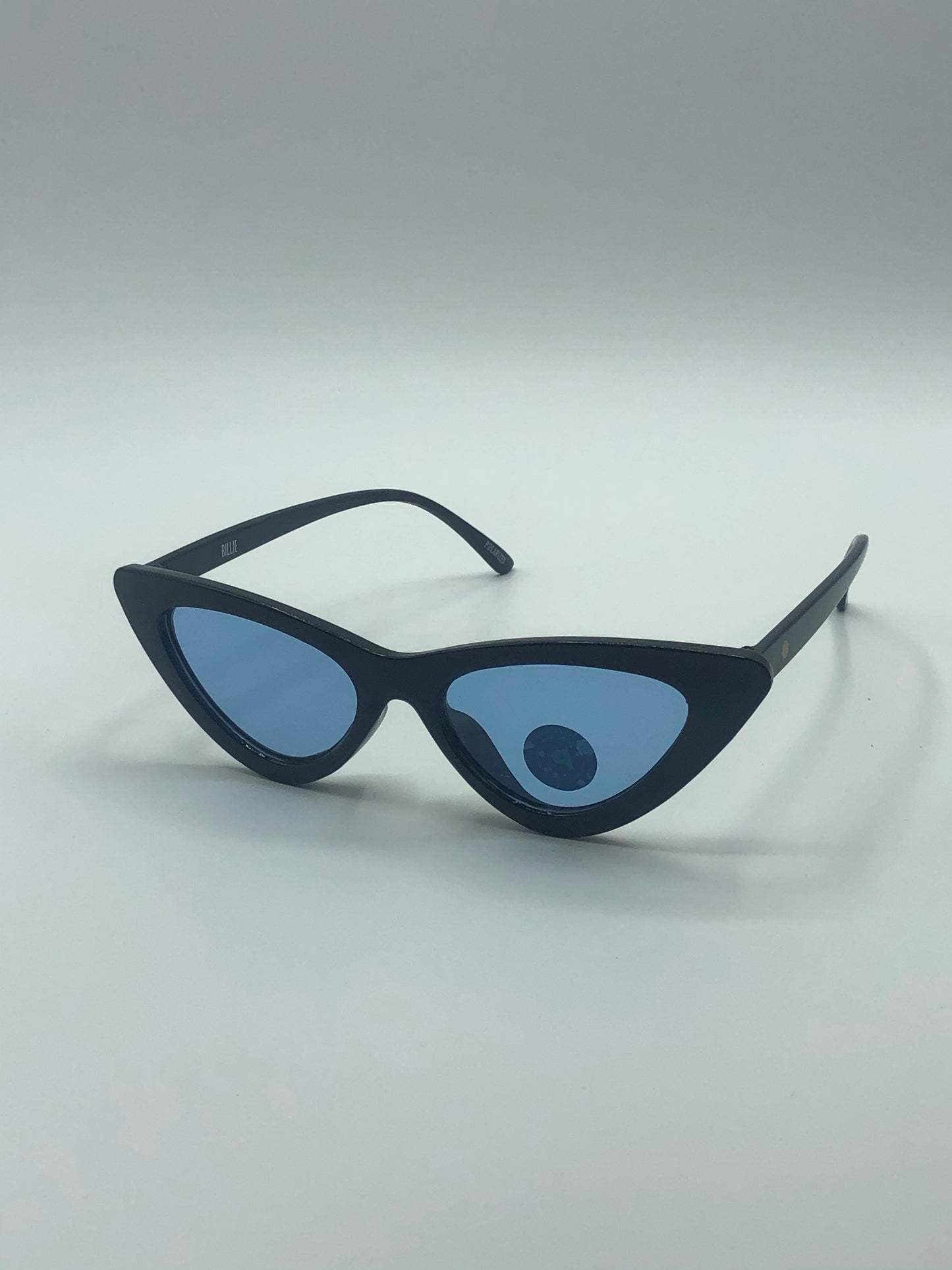 GLASSY | Billie Polarized | Black / Blue Lenses