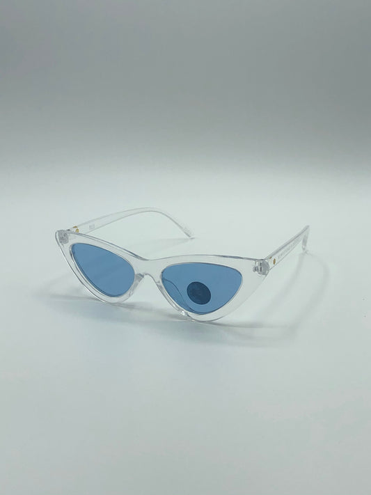 GLASSY | Billie Polarized | Clear / Blue Lenses