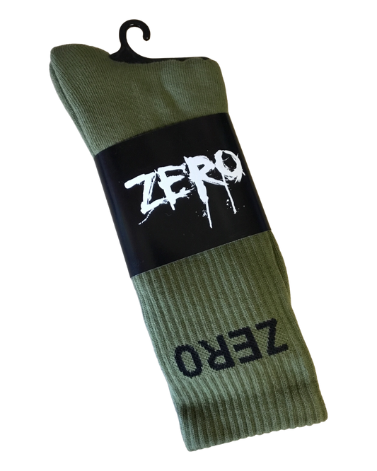 ZERO | Army Socks | Olive Green