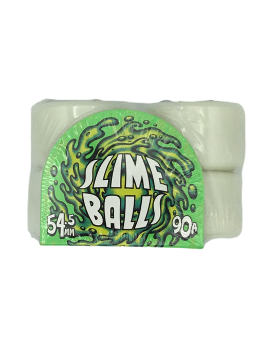 SLIME BALLS | Mini OG White Slime Wheels | 54.5mm / 90a