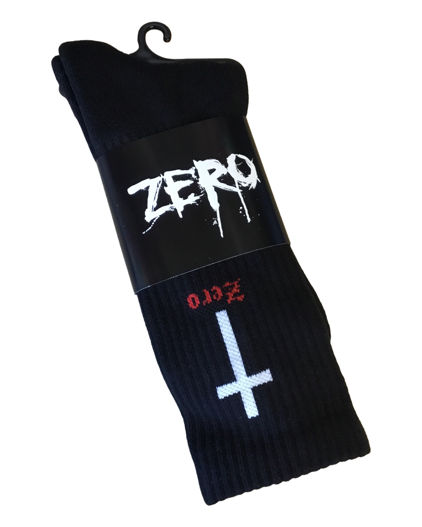 ZERO | Cross Socks | Black