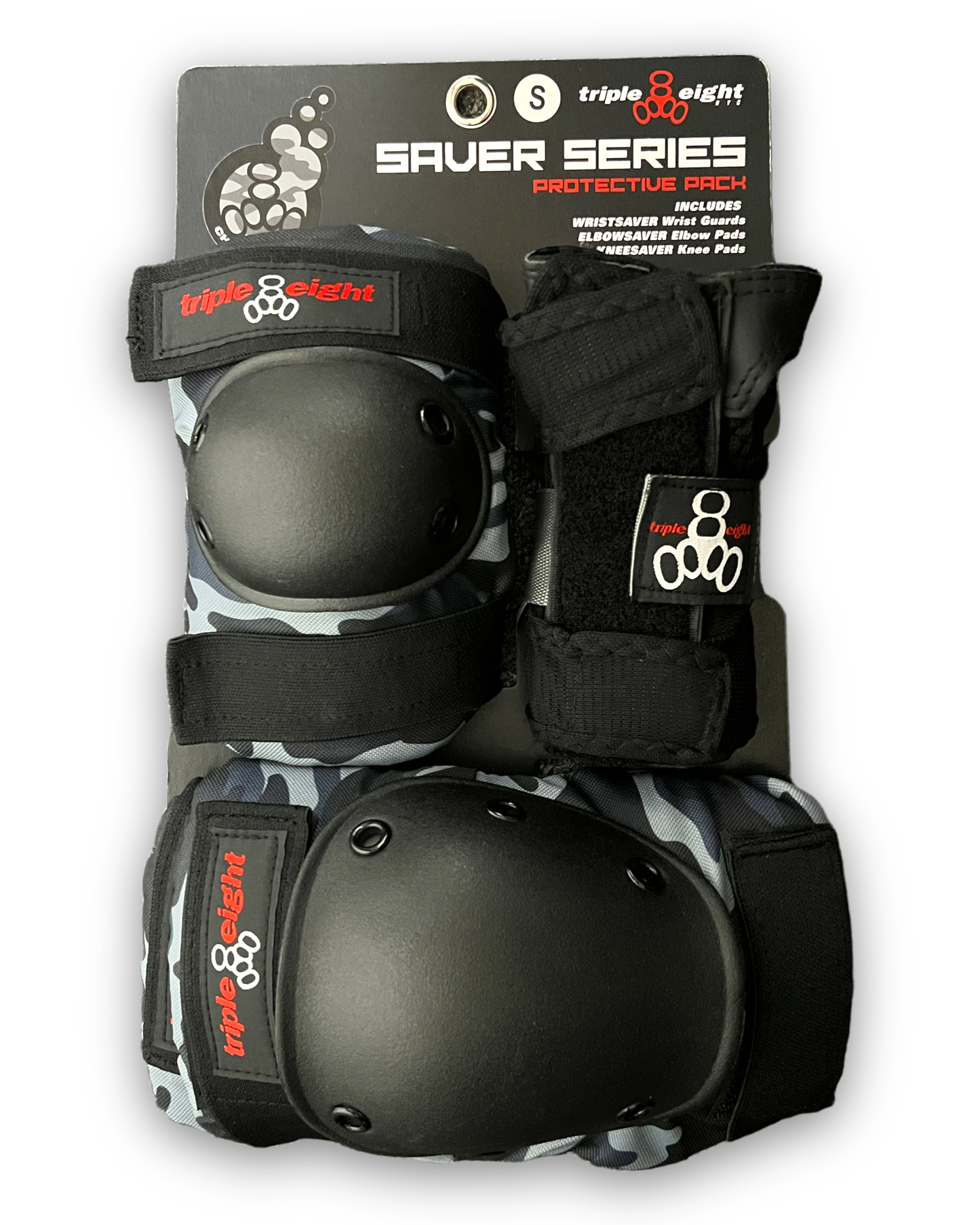 TRIPLE 8 | Saver Series Pack | Charcoal Camo | Small
